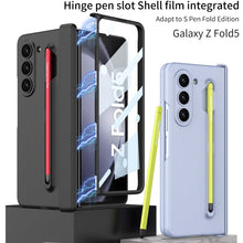 Load image into Gallery viewer, Magnetic Hinge Anti-fall Protective Phone Case With Pen Tray Shell and Film For Samsung Galaxy Z Fold5 - mycasety2023 Mycasety