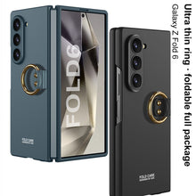 Load image into Gallery viewer, Luxury Leather Shockproof Phone Case With Ring Holder For Galaxy Z Fold6