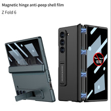 Load image into Gallery viewer, Magnetic Hinge Bracket Shockproof Phone Case With Anti-peeping Back Screen Protector For Galaxy Z Fold 6/5/4/3