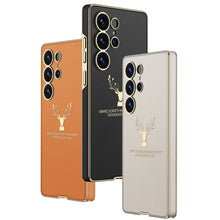 Load image into Gallery viewer, Deer Pattern Leather Shockproof Phone Cover For Galaxy S25 Ultra