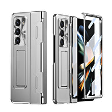 Load image into Gallery viewer, Armor Electroplated Anti-fall Protective Phone Case For Samsung Galaxy Z Fold3/4/5 With Back Screen Glass - Mycasety Mycasety