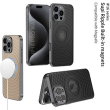 Load image into Gallery viewer, Leather Shockproof Magnetic Cover For iPhone