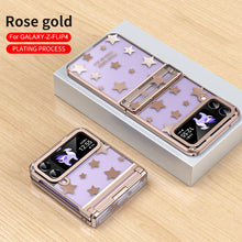 Load image into Gallery viewer, Electroplating Star Phone Case For Samsung Galaxy Z Flip 6/5/4/3