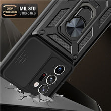 Load image into Gallery viewer, Armor Anti-fall Invisible Bracket Lens Protective Case For Samsung