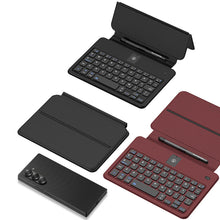Load image into Gallery viewer, Wireless Leather Keyboard With Bluetooth Mouse And Stylus For Galaxy Z Fold