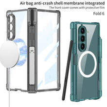 Load image into Gallery viewer, Magnetic Shockproof Phone Case With Screen Glass Protector & Pen Box Higne For Galaxy Z Fold 6/5