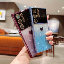 Load image into Gallery viewer, Ins Hot Glitter Powder Bling Protective Phone Case For Samsung Galaxy