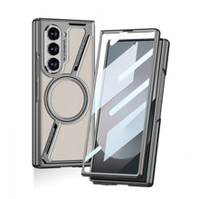Load image into Gallery viewer, Electroplating Leather Shockproof Phone Case With Screen Protector For Galaxy Z Fold6