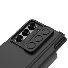 Load image into Gallery viewer, Magnetic Hinge Pen Box Shockproof Phone Case With Screen Protector & Lens Slide Protector For Galaxy Z Fold 6/5/4