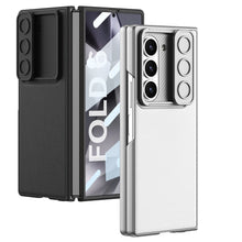 Load image into Gallery viewer, Leather All-inclusive Lens Slide Protector Phone Case With Back Screen Protector For Galaxy Z Fold 6