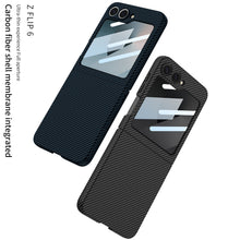 Load image into Gallery viewer, Carbon Fiber Shockproof Phone Case For Galaxy Z Flip6
