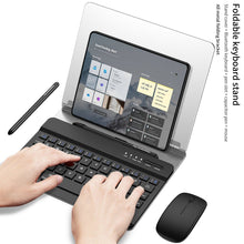 Load image into Gallery viewer, Bluetooth Magnetic Keyboard Metal Bracket For Galaxy Z Fold Series Come With keyboard+Metal Cover+Capacitive Pen+mouse