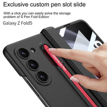 Load image into Gallery viewer, Magnetic Hinge Anti-fall Protective Phone Case With Pen Tray Shell and Film For Samsung Galaxy Z Fold5 - mycasety2023 Mycasety