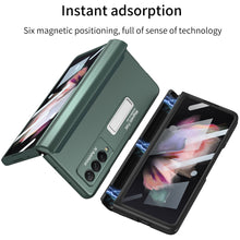 Load image into Gallery viewer, Magnetic Hinge Stand All-included Case With Back Screen Protector For Samsung Galaxy Z Fold5 Fold4 Fold3 5G