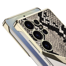 Load image into Gallery viewer, Python Pattern Leather Shockproof Phone Case For Galaxy S25 Ultra