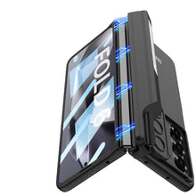 Load image into Gallery viewer, Magnetic Hinge Pen Box Shockproof Phone Case With Screen Protector & Lens Slide Protector For Galaxy Z Fold 6/5/4