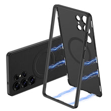Load image into Gallery viewer, Magnetic 2 in 1 Shockproof Leather Phone Case For Galaxy S25 Ultra