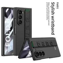 Load image into Gallery viewer, Luxury Wristband Holder Shockproof Phone Case With Back Screen Protector For Galaxy Z Fold6