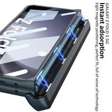 Load image into Gallery viewer, Magnetic Samsung Galaxy Z Fold5 Fold4 Fold3 Case Business Folding Armor Cover With Film & Slide Pen Slot and Kickstand - mycasety2023 Mycasety