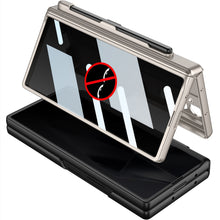 Load image into Gallery viewer, Magnetic Hinge Pen Slot Hidden Bracket All-included Case With Back Screen Protector For Galaxy Z Fold 6/5/4/3