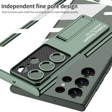 Load image into Gallery viewer, Electroplated Phone Case With Invisible Bracket For Samsung Galaxy S24 S23 S22 Ultra Plus - Mycasety Mycasety