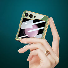 Load image into Gallery viewer, Electroplating Deer Pattern Drop-proof Phone Case For Samsung Galaxy Z Flip5 Flip4 Flip3 - Mycasety Mycasety