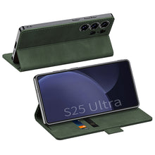 Load image into Gallery viewer, Leather Shockproof Phone Cover For Galaxy S25 Ultra