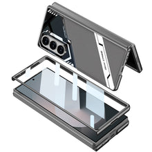 Load image into Gallery viewer, SPORTS DESIGN | Cyberpunk Leather Shockproof Phone Case With Screen Protector For Galaxy Z Fold6