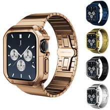 Load image into Gallery viewer, Luxury Metal Case Strap For Apple Watch Series 49/45/44/42/41/40/38 mm - mycasety2023 Mycasety