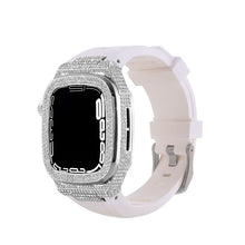 Load image into Gallery viewer, Luxury Metal Crystal Diamond Case Strap For Apple Watch Series 44/45mm - mycasety2023 Mycasety