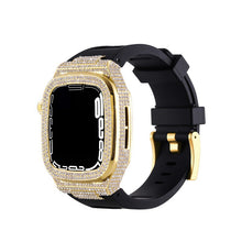 Load image into Gallery viewer, Luxury Metal Crystal Diamond Case Strap For Apple Watch Series 44/45mm - mycasety2023 Mycasety