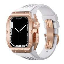 Load image into Gallery viewer, Luxurious Titanium Alloy Case Strap For Apple Watch Series 44/45 mm - Mycasety Mycasety