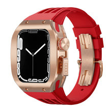 Load image into Gallery viewer, Luxurious Titanium Alloy Case Strap For Apple Watch Series 44/45 mm - Mycasety Mycasety