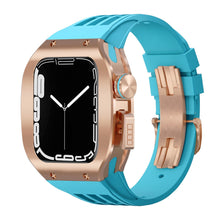 Load image into Gallery viewer, Luxurious Titanium Alloy Case Strap For Apple Watch Series 44/45 mm - Mycasety Mycasety