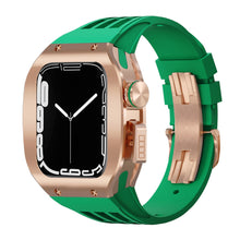 Load image into Gallery viewer, Luxurious Titanium Alloy Case Strap For Apple Watch Series 44/45 mm - Mycasety Mycasety