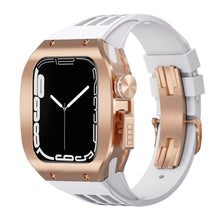 Load image into Gallery viewer, Luxurious Titanium Alloy Case Strap For Apple Watch Series 44/45 mm - Mycasety Mycasety
