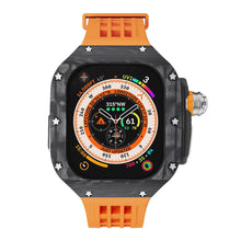 Load image into Gallery viewer, Luxurious Carbon Fiber Case Strap For Apple Watch Ultra 49 mm - Mycasety Mycasety