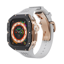 Load image into Gallery viewer, Luxurious Carbon Fiber Case Strap For Apple Watch Ultra 49 mm - Mycasety Mycasety