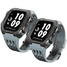 Load image into Gallery viewer, Luxurious Titanium Alloy Crystal Case Strap For Apple Watch 44/45 mm - Mycasety Mycasety