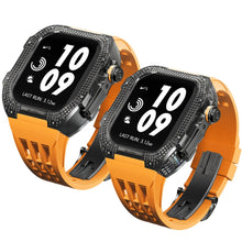 Load image into Gallery viewer, Luxurious Titanium Alloy Crystal Case Strap For Apple Watch 44/45 mm - Mycasety Mycasety