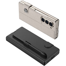 Load image into Gallery viewer, Luxurious Leather Cover Shockproof Phone Case With Screen Protector and Pen Slot For Galaxy Z Fold6