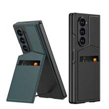 Load image into Gallery viewer, Leather Card Holder Shockproof Phone Case With Screen Protector For Galaxy Z Fold6