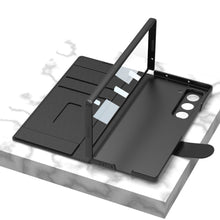 Load image into Gallery viewer, Luxurious Suede Cover Shockproof Phone Case With Screen Protector and Pen Slot For Galaxy Z Fold 6/5/4/3