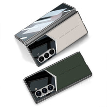 Load image into Gallery viewer, SPORTS DESIGN | Electroplating Leather Shockproof Phone Case With Screen Protector For Galaxy Z Fold6