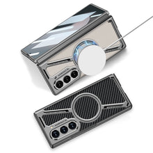 Load image into Gallery viewer, Electroplating Leather Shockproof Phone Case With Screen Protector For Galaxy Z Fold6