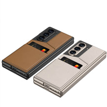 Load image into Gallery viewer, Leather Card Holder Shockproof Phone Case With Screen Protector For Galaxy Z Fold6