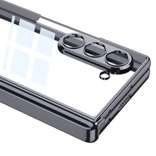 Load image into Gallery viewer, Transparent Magnetic Hinge Bracket Shockproof Phone Case With Screen Protector For Galaxy Z Fold 6/7