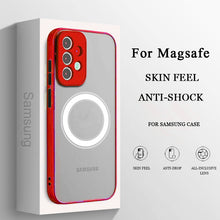 Load image into Gallery viewer, Hot Trendy Shatter Resistant Magnetic Coil Samsung Case Support Magsafe