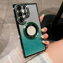 Load image into Gallery viewer, Magnetic Magsafe Rhinestones Bling Glitter Protective Samsung Case