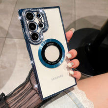 Load image into Gallery viewer, Magnetic Magsafe Rhinestones Bling Glitter Protective Samsung Case